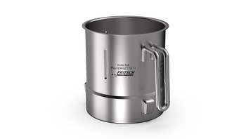 grinding vessel made of stainless steel 316L grinding vessel made of stainless steel 316L