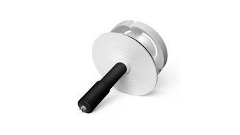 Vario-Lid system with plunger made of plastic PP and reduction sample pusher for moist, liquid and viscous sample materials Vario-Lid system with plunger made of plastic PP and reduction sample pusher for moist, liquid and viscous sample materials
